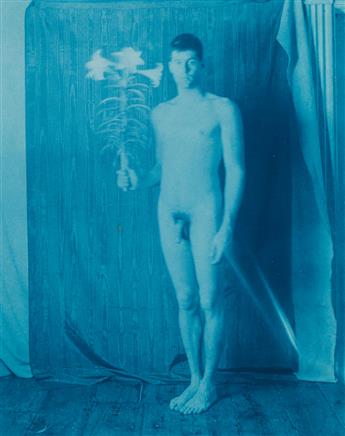 JOHN DUGDALE (1960- ) Self Portrait with Madonna Lily, Morton Street * Icarus Falling (Chris Gillis and Jose) * Giovanni Through Screen